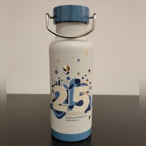 NWT 2022 Starbucks 25TH PHILIPPINES ANNIVERSARY Water Bottle  Exclusive 16oz
